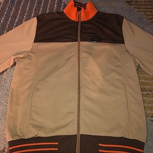 Members Only Jacket Beige/Brown/Orange